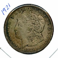 1921 Morgan Silver Dollar