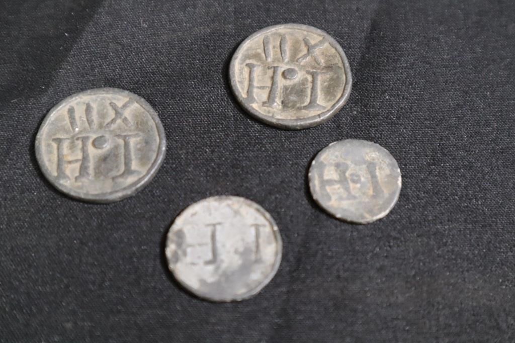 18thC English Hop tokens