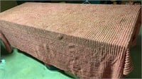 Full size chenille bedspread - dingy/stains
