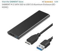 MSRP $17 USB to SSD