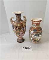 (2) Oriental Style Vases,