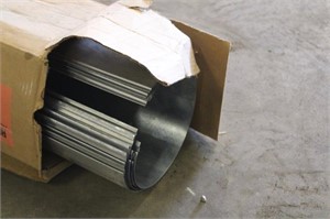 (7) 6" Galvanized Steel Stove Pipe