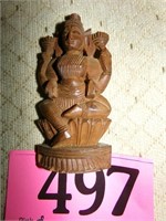 HINDI ROSEWOOD CARVED STATUE 4"