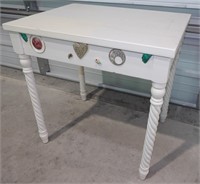 Small White Painted Table