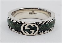 Gucci, Sterling Silver Bangle Ring