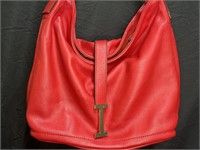 Red Isaac Mizrahi Shoulder Bag / Purse