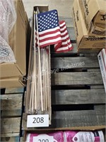 24ct USA flags 12x18”