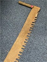 Vintage Two Man Crosscut Saw 66"