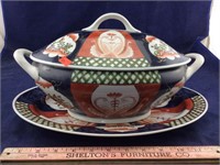 Japanese Porcelain Tureen And Platter From Saks