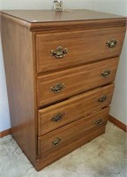 4 drawer oak dresser, matches lot 58 59 and 60