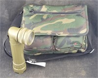 Military Flashlight & Arizona Camoflage Bag