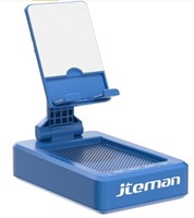 Jteman Phone Stand W/ Bluetooth Speaker (blue)