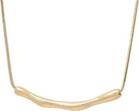 18k Gold-pl Snake Chain Necklace