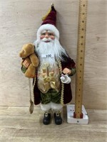 15 inch Santa with Bear figure