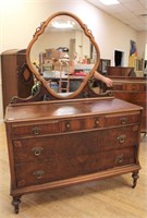 1920's French dresser w/ mirror