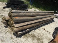 12' Half Cedar Logs