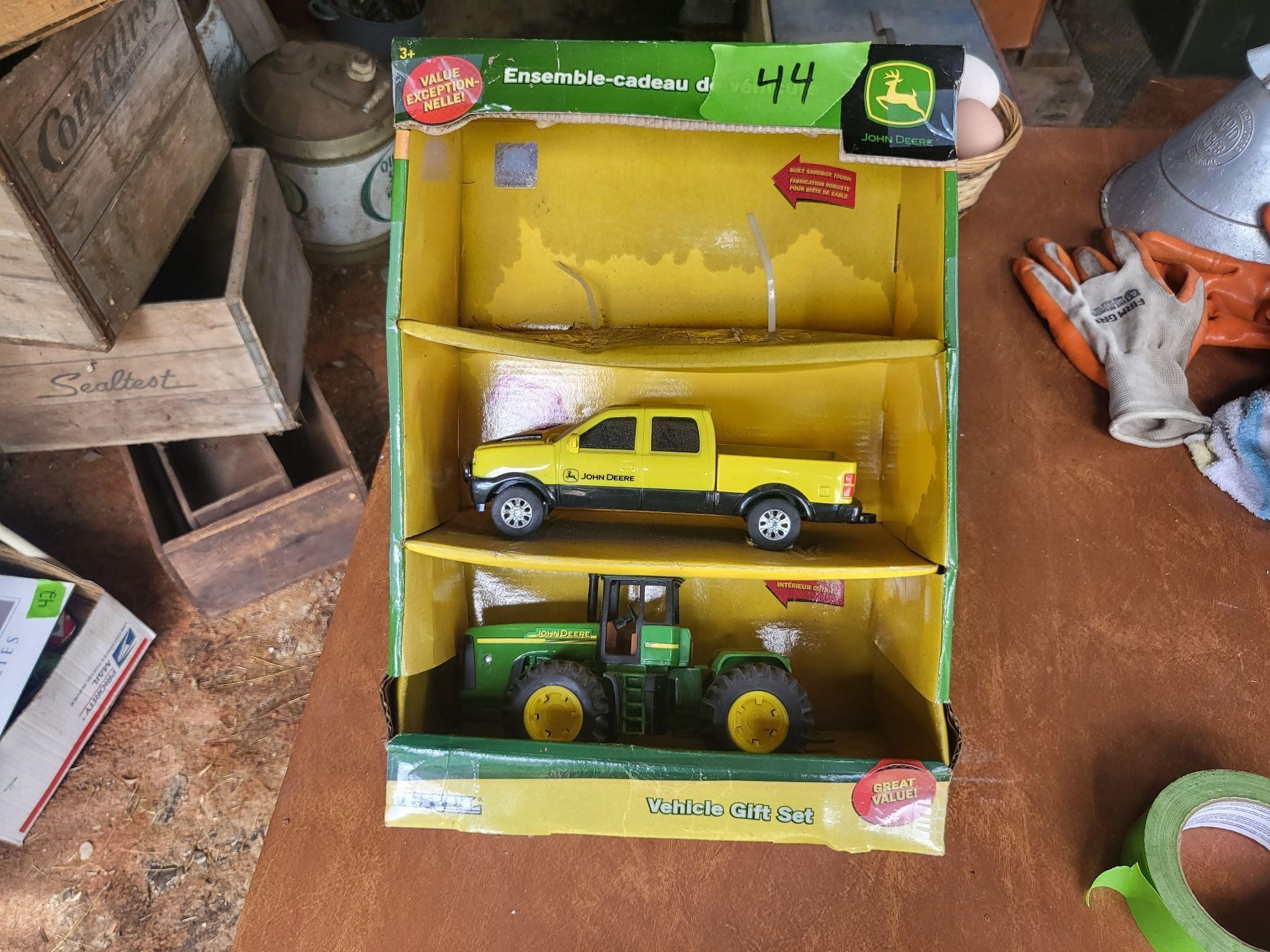 John deere tractor toys set