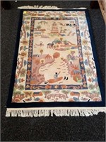 OREINTAL BLUE RUG