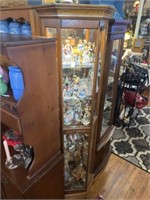 Oak Curio Cabinet