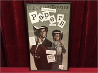 1987 The Grand Theatre London "Papers Poster"-Note