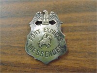 PONY EXPRESS MESSENGER Official Badge