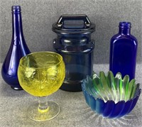 Cobalt Blue Glass & More