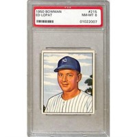 1950 Bowman Ed Lopat Psa 8