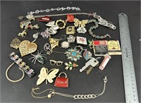 Lot Of Vintage Jewelry, Watches, Pendants & More