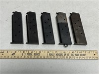 5 Model 1911 Magazines