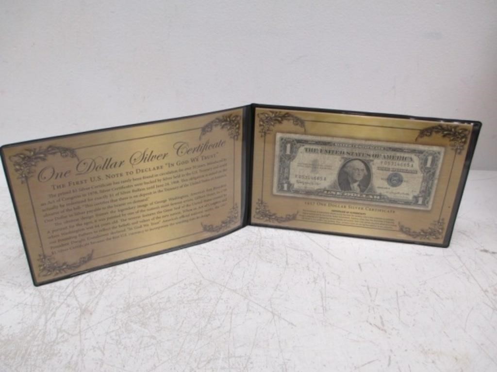 1957B $1 Silver Certificate - First Bank Note To