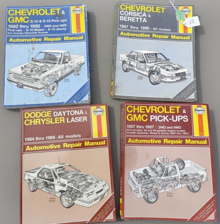 3 Chevrolet 1967-1990 Car & Truck Repair Manuals