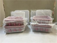 New Temptations pink ribbon ovenware & holders