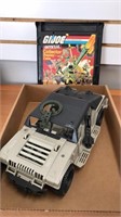 GI Joe Hammer Humvee and Collector Display Case