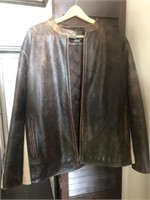 XXL Men's Leather Jacket By Black Rivet