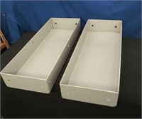 Pair of Metal Trays