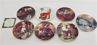 Collection of Norman Rockwell & Holiday Plates