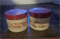 Lot of 2 Storage Containers