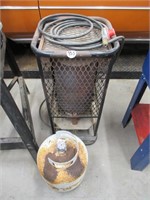 PROPANE CONSTRUCTION HEATER & TANK (NOT TESTED)