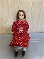 Antique Bisque Porcelain Doll