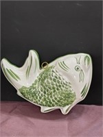 Green Bassano Italy Fish Mold