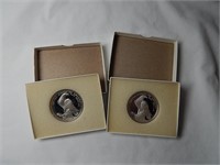 (2) 1984 Olympics Silver Proof Dollars