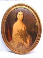 Antique Portrait Print 33" x 26"