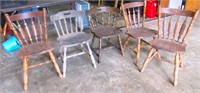 Vintage Dinner Table Chairs Need Restoration