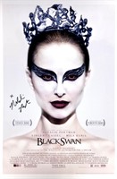 Natalie Portman Autograph Black Swan Poster