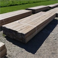 72 PCS. 2" x 6" x 12' CEDAR LUMBER