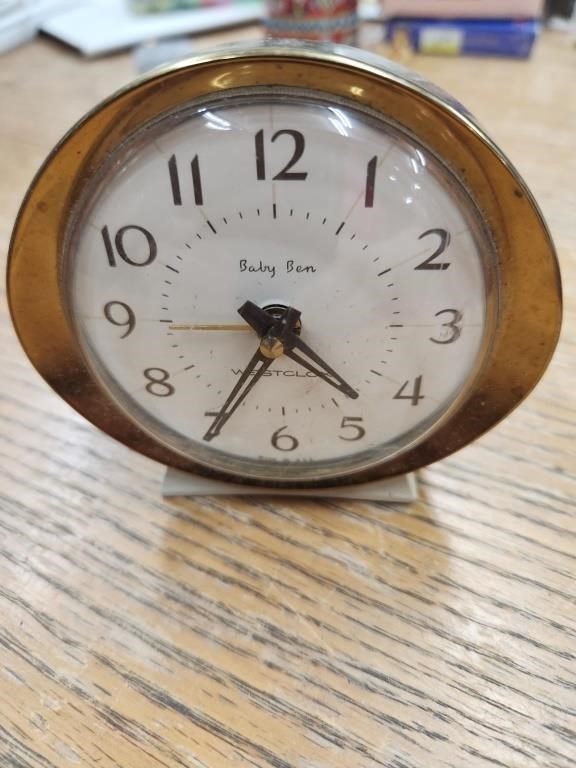 Vintage Baby Ben Wind up Clock