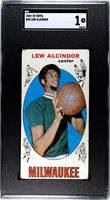 1969 Topps Basketball #25 Lew Alcindor RC SGC 1