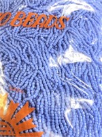Toho 12/0 cut beads. Medium blue color. Five
