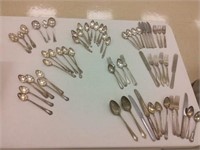 Old Flatware (Silverplate) 60 Peices