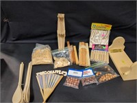 Wooden pieces for crafting
